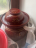 优汇万家 泡菜坛子陶瓷四川土陶腌菜家用传统老式 装水容量16斤 实拍图