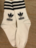 阿迪达斯三叶草袜子 新款运动休闲袜子男袜女袜经典跑步透气三双装袜子 JL7668/三双装 39-42码 实拍图