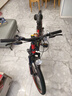 永久（FOREVER）儿童自行车6-10-12-15岁青少年折叠越野山地车学生单车男女脚踏车 路虎红色一体轮变速 22寸适合身高145-160cm 实拍图