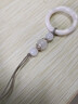 捣旦国度 手机挂绳短款吊坠女款钥匙挂绳手机挂件指环扣绳精致挂饰苹果华为中国古风挂坠吊饰个性创意手机链 白色 实拍图