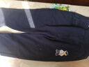 真维斯童装男童裤子秋冬2025新款儿童运动裤冬季中大童休闲卫裤加绒保暖长裤 【春秋款】藏蓝/运动小熊K 150 实拍图