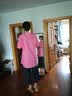 安娅诗阔腿裤女春夏复古简约抽绳松紧腰宽松百搭棉麻休闲裤女长裤子 深蓝色 均码 尺寸(cm腰围64-104臂围112裤长85 实拍图