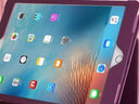 亖燚 苹果2021ipad保护套10.2皮套轻薄第九代全包8防摔9.7英寸air1支架mini6外壳 紫色（保护套+钢化膜） 2021款iPad 10.2英寸（第九代） 实拍图