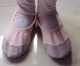 艾舞戈 儿童舞蹈鞋女童芭蕾舞鞋体操鞋现代舞练功鞋软底粉瑜伽猫爪鞋 粉色（免系带） 35 实拍图