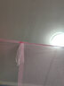 家用双人加密单开门方顶传统1.5m1.8米2米落地加大蚊帐 粉色特加密1.6米高 宽1.5米X2米长 实拍图