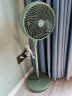 赛特斯 空气循环扇遥控立式电风扇家用落地电扇涡轮对流风扇落地扇 【机械升级伸缩款】【绿色】【台立两用】插电款 实拍图