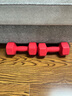 Ma fitness哑铃男士健身家用器材六角小哑铃5kg男生宿舍防锈纯铁4kg一对公斤 8KG*2只酒红色-大师力量训练 红色 实拍图