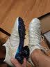 卡尔美（KELME）小牛皮MG足球鞋男透气短钉系带学生比赛圆钉球鞋成人 白色 43 实拍图
