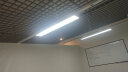 灿美家 led吊灯办公室照明灯具吸顶长方形长条灯写字楼会议室商场超市 白色款正白光-圆角 1200*200*55-65W 实拍图