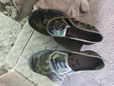 3517不系鞋带解放鞋男一脚蹬迷彩鞋耐磨透气胶鞋民工农田干活夏劳保鞋 小花 40 实拍图