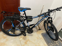 ICOLOUR山地车自行车成人公路单车男变速双减震越野单车学生女青少年 旗舰版-三刀轮【黑蓝色】 26寸21速【身高：160-180cm】 实拍图