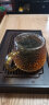 嘉鸿美居 耐热玻璃茶杯茶具品茗杯透明高硼硅锤纹  2只装 晒单实拍图