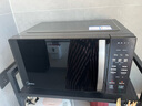 美的（Midea）微波炉烤箱一体机小型家用20升光波平板加热多功能智能杀菌饭盒蒸菜单C20 黑色 实拍图