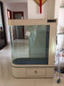 欧宝 鱼缸玻璃生态水族箱子弹头家用客厅屏风金鱼缸大型可定制 抽屉款  侧滤 1米长 实拍图