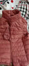 鸭鸭（YAYA）轻薄羽绒服女品牌鸭绒马甲外套女款春秋立领马夹内胆K 嫣红色 XL 170 实拍图