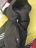 阿迪达斯（adidas）男女情侣装长款羽绒服冬季新款连帽厚运动服过膝保暖防风外套 黑色/情侣款/2025新款 XS 实拍图
