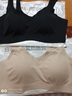 雅鹿无痕乳胶内衣女士无钢圈小胸聚拢调整型少女学生美背文胸罩 黄色 M （建议90-108斤 75BCD&80AB） 实拍图
