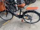金武端自行车成人通勤车单车学生式女士轻便休闲实心胎复古上班变速买菜 至尊版-变速-黑色 24寸 实拍图