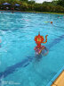 弈姿儿童泳衣女童学生分体游泳衣冲浪服温泉泳衣泳装 Ezi12004 150cm 实拍图