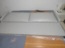 森木驰新款落地床头软包靠背 超薄床头落地实木床头单买现代简约床头靠 米白色耐磨猫爪皮易擦净烘干实木 适用2.0米宽度床打开即用占地6cm 实拍图