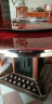 爱拓思 天然气取暖桌气电两用电暖桌燃气烤火桌电炉子电烤炉多功能家用取暖器一体火锅桌圆形餐桌电暖炉 红色-纯电款- 1米圆桌/声控+晾衣杆+烤箱 实拍图