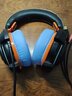 承策 适用Dareu达尔优EH722耳罩EH719 EH736 EH716进化者耳机套D3头戴式RGB游戏耳机罩CH409海绵套配件 【原配款】蓝色蛋白皮耳套一对 实拍图