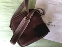 三间蓝单肩包男士包真皮头层牛皮复古斜跨包时尚简约手工休闲个性手提男 咖啡色大荔枝纹 实拍图