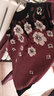 南极人（Nanjiren）中老年保暖内衣女冬季加厚加绒中领秋衣秋裤女妈妈圆领保暖套装 波尔多红 【圆领加绒加厚】 2XL 【建议125-145斤】 实拍图