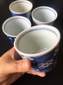 光峰 日式茶杯日本进口茶具陶瓷品茗杯功夫茶杯单杯主人杯180ml家用小茶杯子 蓝彩-球网格子 实拍图