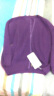 素荨针织衫女开衫春装新款女装短外套夹克衫宽松棒球服女短款毛衣外套 紫色1327 L 晒单实拍图