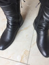 YDL.LAORT新款秋冬款青年 男靴韩版英伦高帮马丁靴男士中筒靴尖头皮靴子 鞋 冬款(加毛)增高版 40 实拍图