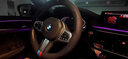 宝马方向盘套真皮3系325li5系530i5i3X1X2X3X4X5X7系车把套超薄款 圆形超薄款【双色线】带圆标 实拍图