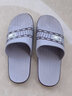 潮路思新款情侣夏季男女士大码47加肥加厚48凉拖居家加大号四季塑料拖鞋 灰色-1111 42 适合41脚穿 实拍图