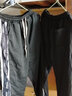 惠穿依休闲裤男2024新款运动裤宽松港风束脚裤灰色长裤潮流大码裤卫裤男 加绒）红英文螺纹黑色 3XL 150-165斤 实拍图
