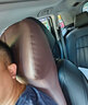 齐选航空级汽车头枕腰靠全皮款四季通用记忆棉颈枕靠枕车载座椅护颈枕 航空头枕-全皮款【沉稳咖】 实拍图
