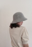 SOMUBAY ins渔夫帽女秋冬韩版百搭日系毛呢帽子针织保暖潮人冬天毛线盆帽 DYM-218浅灰色 M(56-58cm) 实拍图