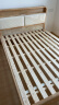 EON HOME床 北欧实木床双人床主卧储物大婚床夜灯充电软靠床 单床(实木靠背款) 1.5*2.0米(框架款) 实拍图
