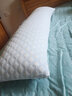 梦紫莲（M.L.Flower） 睡觉夹腿抱枕侧睡记忆棉简约长条抱枕可拆洗床上孕妇枕头男朋友 蓝格冰丝-夏季款 127cm长 实拍图