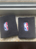 NBA休闲篮球护腕毛圈加厚跑步健身擦汗护手腕运动护具网球排球羽毛球 黑色 2只 均码 实拍图