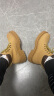 百丽复古擦色厚底大黄靴男冬季缝线高帮百搭工装靴7TW01DD2 黄单里 41 实拍图