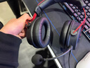 魔律适用于金士顿HyperX飓风2耳机套 Cloud毒刺头戴式耳罩 阿尔法天箭天际战斧暴风 飓风3头梁垫配件 【阿尔法】拼接蛋白皮耳套一对 实拍图