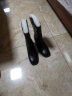 Bata时装靴女冬季新款英伦西部牛仔靴粗跟牛皮中筒靴ATO60DZ3 黑色 37 晒单实拍图