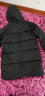 艾珠儿 棉服女2023冬季新款中长款外套女学生面包服女棉衣女加厚棉袄女 黑色 XXL 晒单实拍图