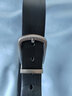 牛当家不带头皮带男打洞腰带真皮头层牛皮纯皮无头打孔裤带 3.4CM圆孔板扣窄款深咖1219 105cm 腰围2尺4内 实拍图