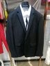 传棨 西服套装男三件套修身免烫商务职业正装西装外套新郎结婚礼服 一粒扣黑色【西服+西裤+衬衫】 175/48 实拍图