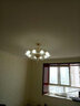 爱邦仕 欧式吊灯客厅灯简约卧室餐厅灯复式楼家用水晶吊灯全屋灯具套餐 3头【吸吊两用 适用8~15平方】 LED暖光 实拍图