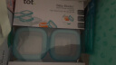 奥秀（OXO）婴儿辅食盒分装格宝宝零食罐防漏可外出携带冷冻保鲜密封可微波 青绿 180ml*4个 实拍图