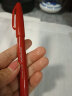 派通（Pentel）彩色软毛笔秀丽笔 弹性笔尖水性笔Touch手帐书信贺卡用 SES15C红色 5支装 实拍图