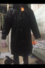 烈焰战队保安服棉服 男冬季多功能保安大衣 加长加厚防寒服棉衣工作服棉袄 纯色加长多功能大衣 175（建议140-150斤） 实拍图
