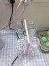 格娜斯（CRISTALGLASS）玻璃杯水杯套装家用客厅带把杯子泡绿茶杯耐热牛奶杯家庭高颜值 六色款300ml六支装+白杯架 实拍图